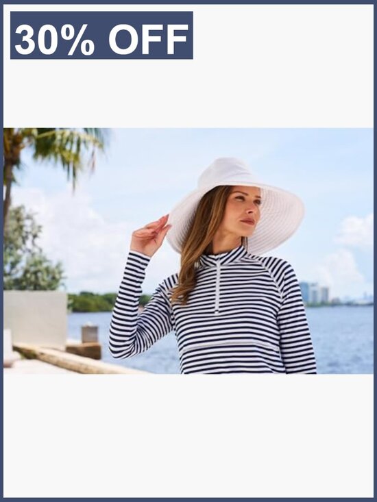 UPF 50+ Floppy Sun Hat with 6.5\
